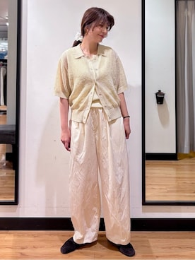 池元ゆき乃さん(レディース・166cm)の春コーディネート