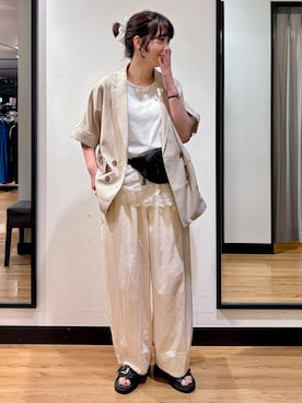 池元ゆき乃さん(レディース・166cm)の夏コーディネート