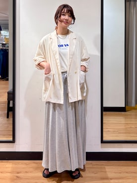 「Right-on（ライトオン）のアイテム」を使った、yukinoさん（レディース・166cm）の夏コーディネート