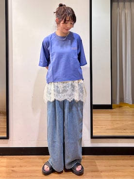 「Right-on（ライトオン）のアイテム」を使った、yukinoさん（レディース・166cm）の夏コーディネート