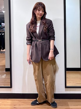 yukinoさん(レディース・166cm)の秋コーディネート