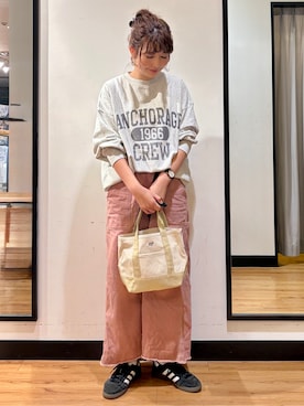 「CAMP7（キャンプセブン）のアイテム」を使った、yukinoさん（レディース・166cm）の秋コーディネート