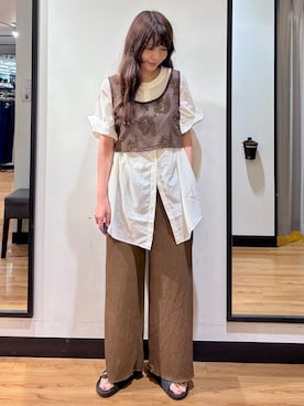 池元ゆき乃さん(レディース・166cm)の夏コーディネート