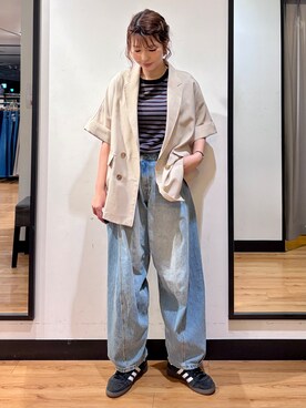 池元ゆき乃さん(レディース・166cm)の夏コーディネート