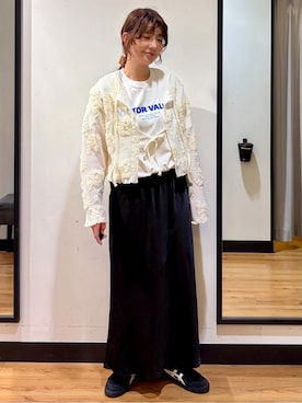 「BACK NUMBER（バックナンバー）のアイテム」を使った、yukinoさん（レディース・166cm）の春コーディネート