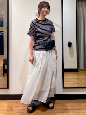 「Right-on（ライトオン）のアイテム」を使った、yukinoさん（レディース・166cm）の夏コーディネート