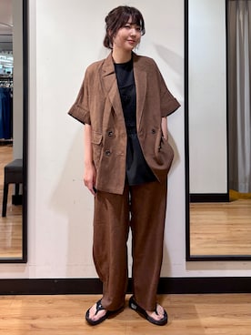 池元ゆき乃さん(レディース・166cm)の夏コーディネート
