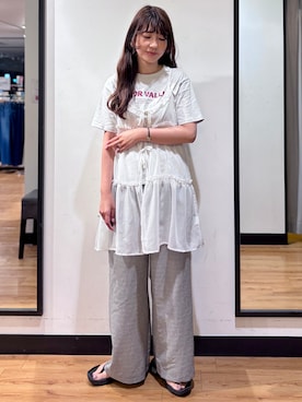 池元ゆき乃さん(レディース・166cm)の夏コーディネート