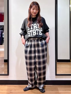 「BACK NUMBER（バックナンバー）のアイテム」を使った、yukinoさん（レディース・166cm）の秋コーディネート
