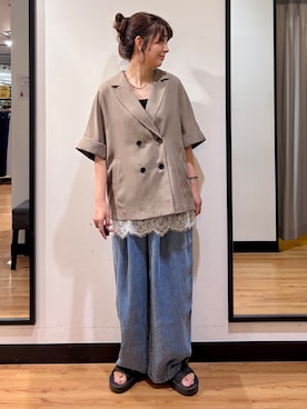 「Right-on（ライトオン）のアイテム」を使った、yukinoさん（レディース・166cm）の夏コーディネート