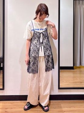 「Right-on（ライトオン）のアイテム」を使った、yukinoさん（レディース・166cm）の夏コーディネート