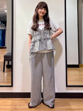 池元ゆき乃さん(レディース・166cm)の夏コーディネート