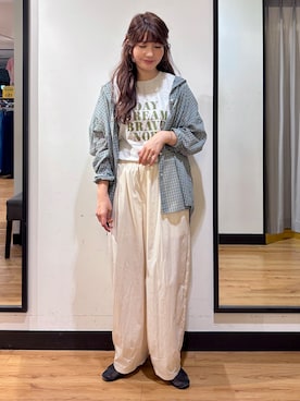 「Right-on（ライトオン）のアイテム」を使った、yukinoさん（レディース・166cm）の夏コーディネート
