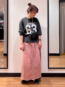 「BACK NUMBER（バックナンバー）のアイテム（バッグ）」を使った、yukinoさん（レディース・166cm）の秋コーディネート