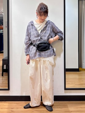 「BACK NUMBER（バックナンバー）のアイテム」を使った、yukinoさん（レディース・166cm）の夏コーディネート