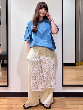 池元ゆき乃さん(レディース・166cm)の夏コーディネート