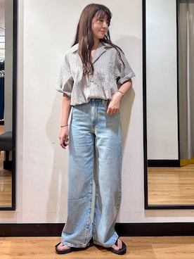 「BACK NUMBER（バックナンバー）のアイテム」を使った、yukinoさん（レディース・166cm）の夏コーディネート