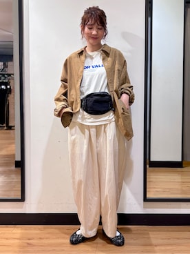 「BACK NUMBER（バックナンバー）のアイテム」を使った、yukinoさん（レディース・166cm）の秋コーディネート