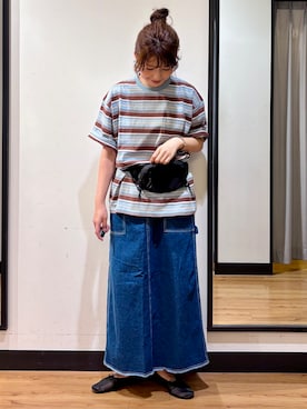 「BACK NUMBER（バックナンバー）のアイテム」を使った、yukinoさん（レディース・166cm）の夏コーディネート