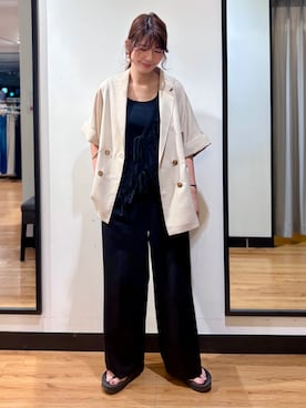 池元ゆき乃さん(レディース・166cm)の夏コーディネート