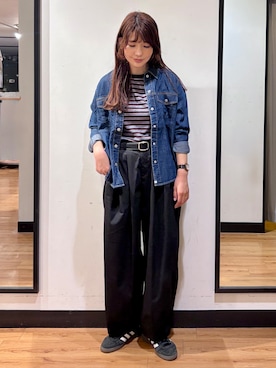 「SOMETHING（サムシング）のアイテム」を使った、yukinoさん（レディース・166cm）の秋コーディネート