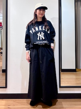 「Right-on（ライトオン）のアイテム（スウェット）」を使った、yukinoさん（レディース・166cm）の秋コーディネート