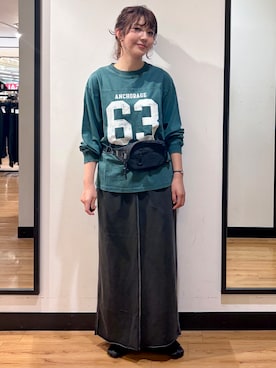 「BACK NUMBER（バックナンバー）のアイテム（バッグ）」を使った、yukinoさん（レディース・166cm）の秋コーディネート