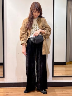 「BACK NUMBER（バックナンバー）のアイテム」を使った、yukinoさん（レディース・166cm）の秋コーディネート