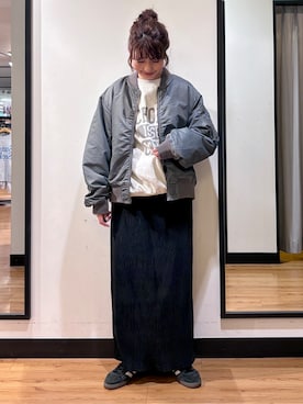 「BACK NUMBER（バックナンバー）のアイテム」を使った、yukinoさん（レディース・166cm）の秋コーディネート