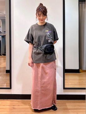 「BACK NUMBER（バックナンバー）のアイテム（バッグ）」を使った、yukinoさん（レディース・166cm）の夏コーディネート