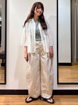 池元ゆき乃さん（レディース・166cm）の夏コーディネート