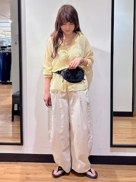 「Right-on（ライトオン）のアイテム」を使った、yukinoさん（レディース・166cm）の夏コーディネート