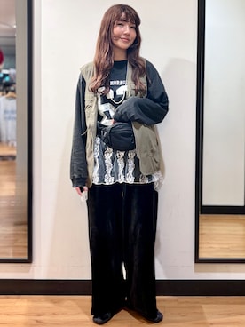 「BACK NUMBER（バックナンバー）のアイテム」を使った、yukinoさん（レディース・166cm）の秋コーディネート