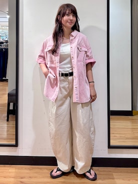 「Right-on（ライトオン）のアイテム」を使った、yukinoさん（レディース・166cm）の夏コーディネート