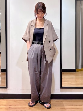 「Right-on（ライトオン）のアイテム」を使った、yukinoさん（レディース・166cm）の夏コーディネート