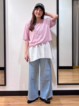 「BACK NUMBER（バックナンバー）のアイテム」を使った、yukinoさん（レディース・166cm）の夏コーディネート