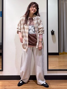 池元ゆき乃さん（レディース・166cm）の春コーディネート