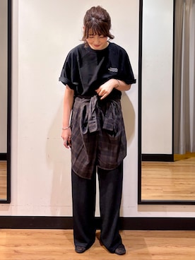 「Right-on（ライトオン）のアイテム」を使った、yukinoさん（レディース・166cm）の夏コーディネート