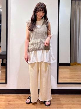 池元ゆき乃さん(レディース・166cm)の夏コーディネート