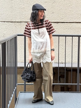 MIKAさん(レディース・159cm)の夏コーディネート