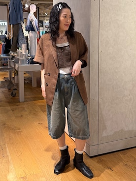 MIKAさん(レディース・159cm)の夏コーディネート
