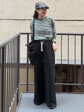 「BACK NUMBER（バックナンバー）のアイテム（バッグ）」を使った、MIKAさん（レディース・159cm）の秋コーディネート
