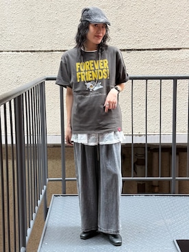 「Right-on（ライトオン）のアイテム」を使った、MIKAさん（レディース・159cm）の夏コーディネート