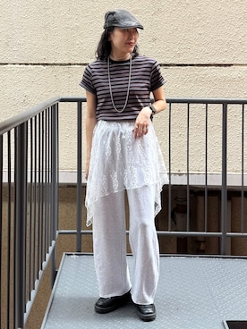 MIKAさん(レディース・159cm)の夏コーディネート