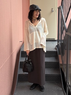 「Right-on（ライトオン）のアイテム」を使った、MIKAさん（レディース・159cm）の秋コーディネート