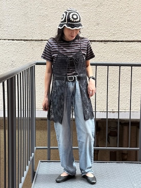 MIKAさん(レディース・159cm)の夏コーディネート