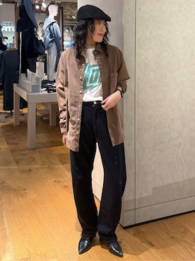 「Levi's（リーバイス）のLevi's(リーバイス)ＣＨＩＮＣＨバレル（デニムパンツ、ブルー系）」を使った、MIKAさんの夏コーディネート