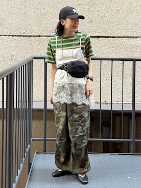 MIKAさん(レディース・159cm)の夏コーディネート