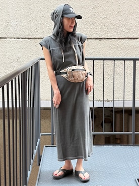 「Right-on（ライトオン）のアイテム」を使った、MIKAさん（レディース・159cm）の夏コーディネート