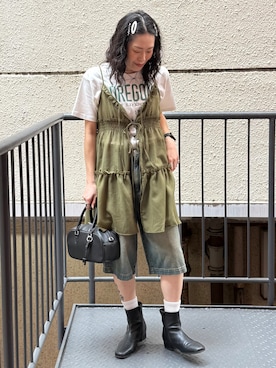 MIKAさん(レディース・159cm)の夏コーディネート